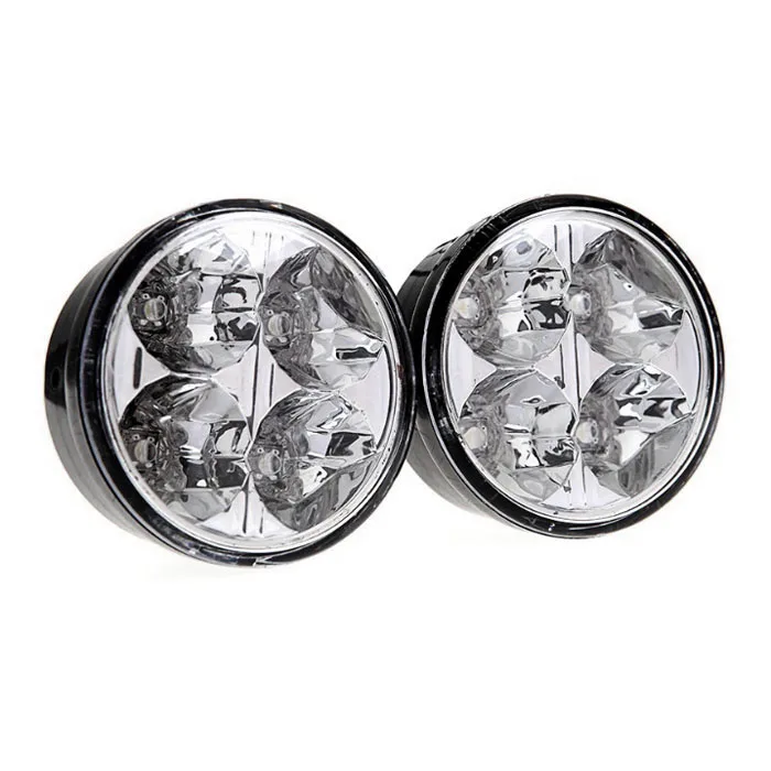 High Quality car-styling drl 2 x 4 LED Round DRL Daytime Running Driving Auto Car Fog Light Lamps Bulb Kit Set #20
High Quality car-styling drl 2 x 4 LED Round DRL Daytime Running Driving Auto Car Fog Light Lamps Bulb Kit Set #20