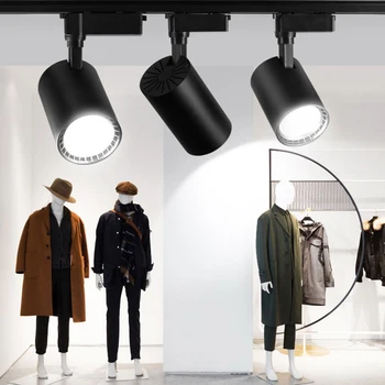1pcs LED Track Light 40W COB Rail Spotlights Lamp Leds Tracking Fixture Spot Lights Bulb for Store Shop Mall Exhibition
1pcs LED Track Light 40W COB Rail Spotlights Lamp Leds Tracking Fixture Spot Lights Bulb for Store Shop Mall Exhibition