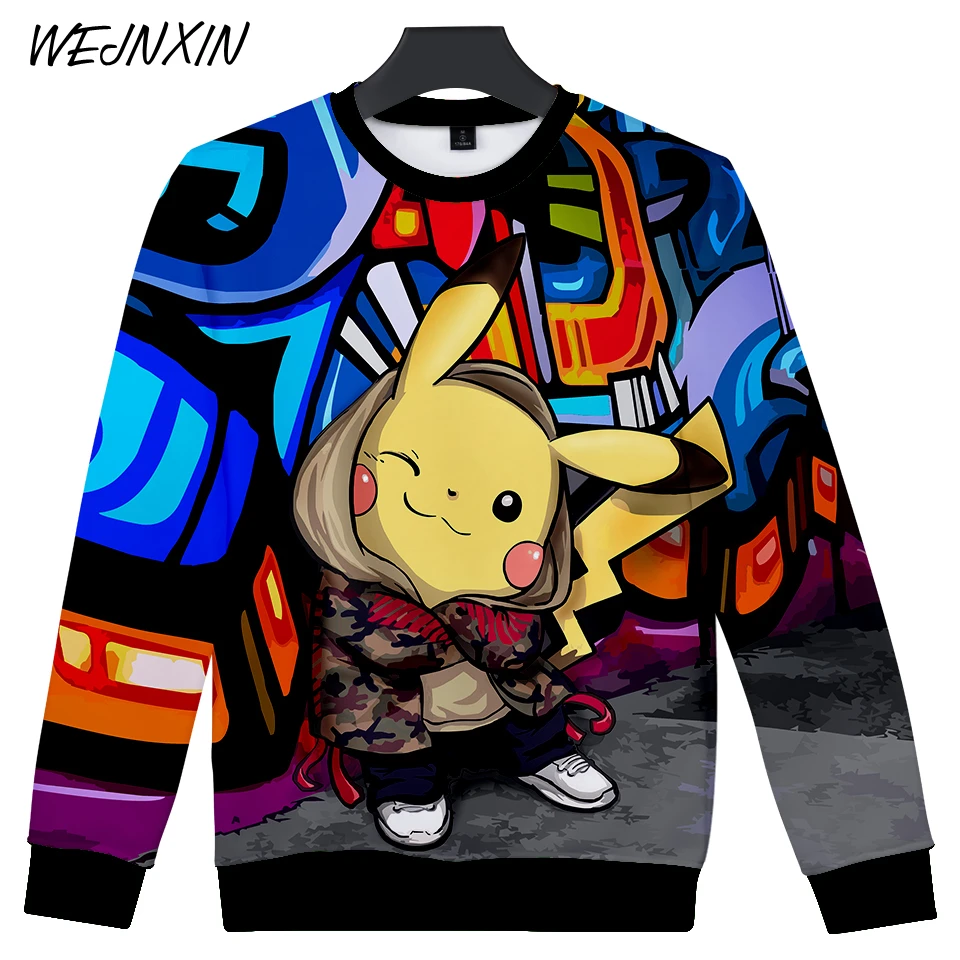 WEJNXIN New Pikachu 3D Multi Print Hoodies Men Women Unisex Sweatshirts Tracksuits Boys Girls Pokemon Go Hot Game Cool Outwear
WEJNXIN New Pikachu 3D Multi Print Hoodies Men Women Unisex Sweatshirts Tracksuits Boys Girls Pokemon Go Hot Game Cool Outwear