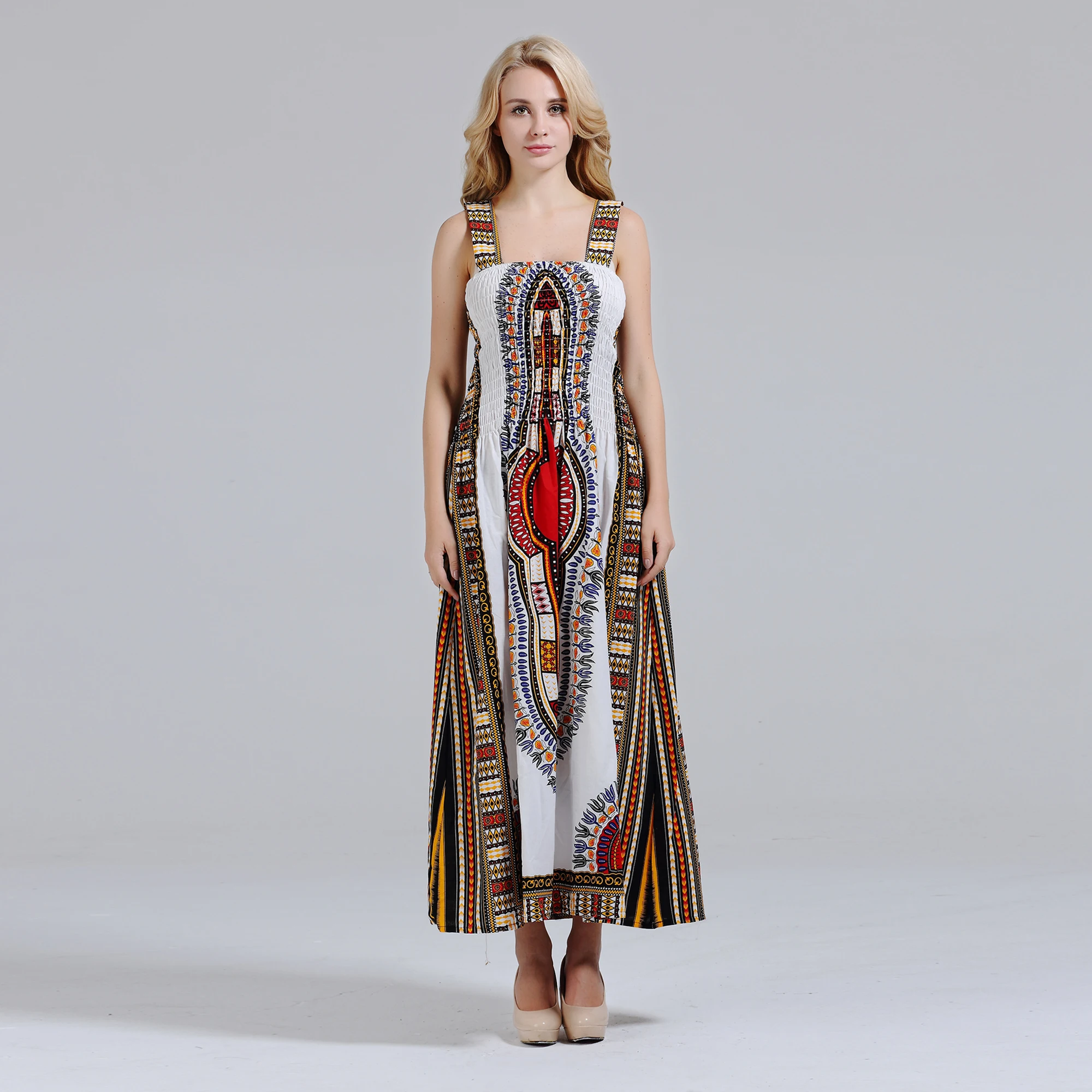 2019 New Africa Traditional Print Strap Dashiki Bohemian elegant lady dresses African women dresses
2019 New Africa Traditional Print Strap Dashiki Bohemian elegant lady dresses African women dresses