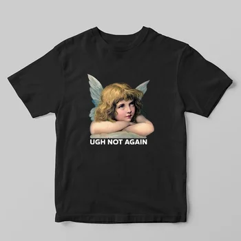 hahayule-JBH Ugh Not Again Fairy Graphic T-Shirt Women Tumblr Grunge Tee Black Street Wear Tops 
hahayule-JBH Ugh Not Again Fairy Graphic T-Shirt Women Tumblr Grunge Tee Black Street Wear Tops