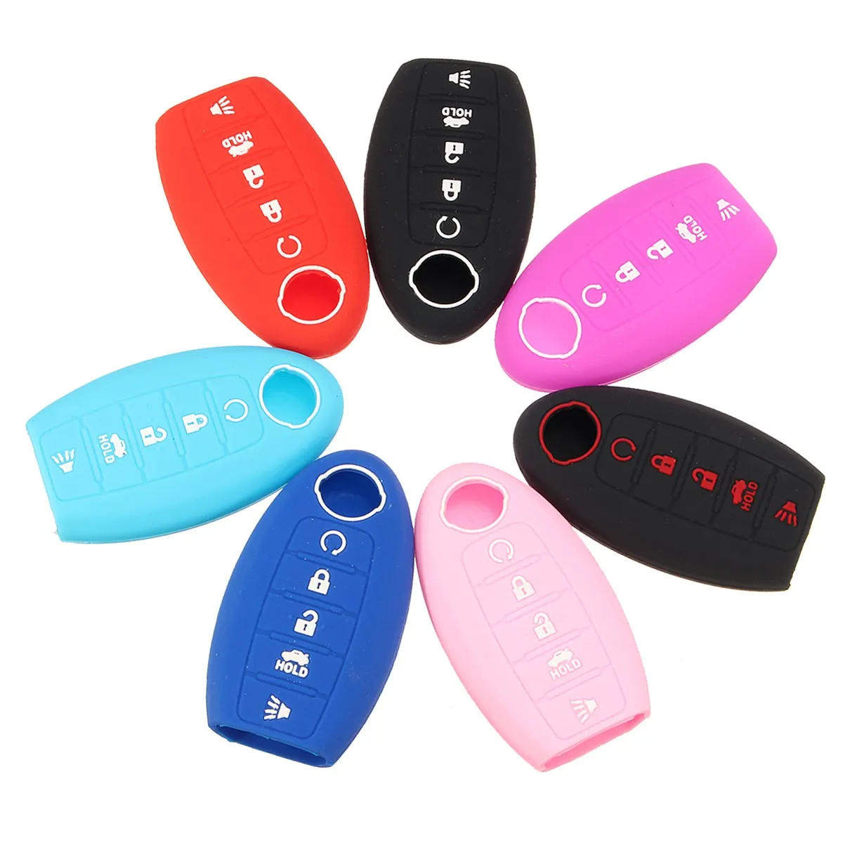 Car Silicone Key Case Cover Fob Remote Cover Case For Nissan Maxima Altima Gt-r Sentra Murano
Car Silicone Key Case Cover Fob Remote Cover Case For Nissan Maxima Altima Gt-r Sentra Murano