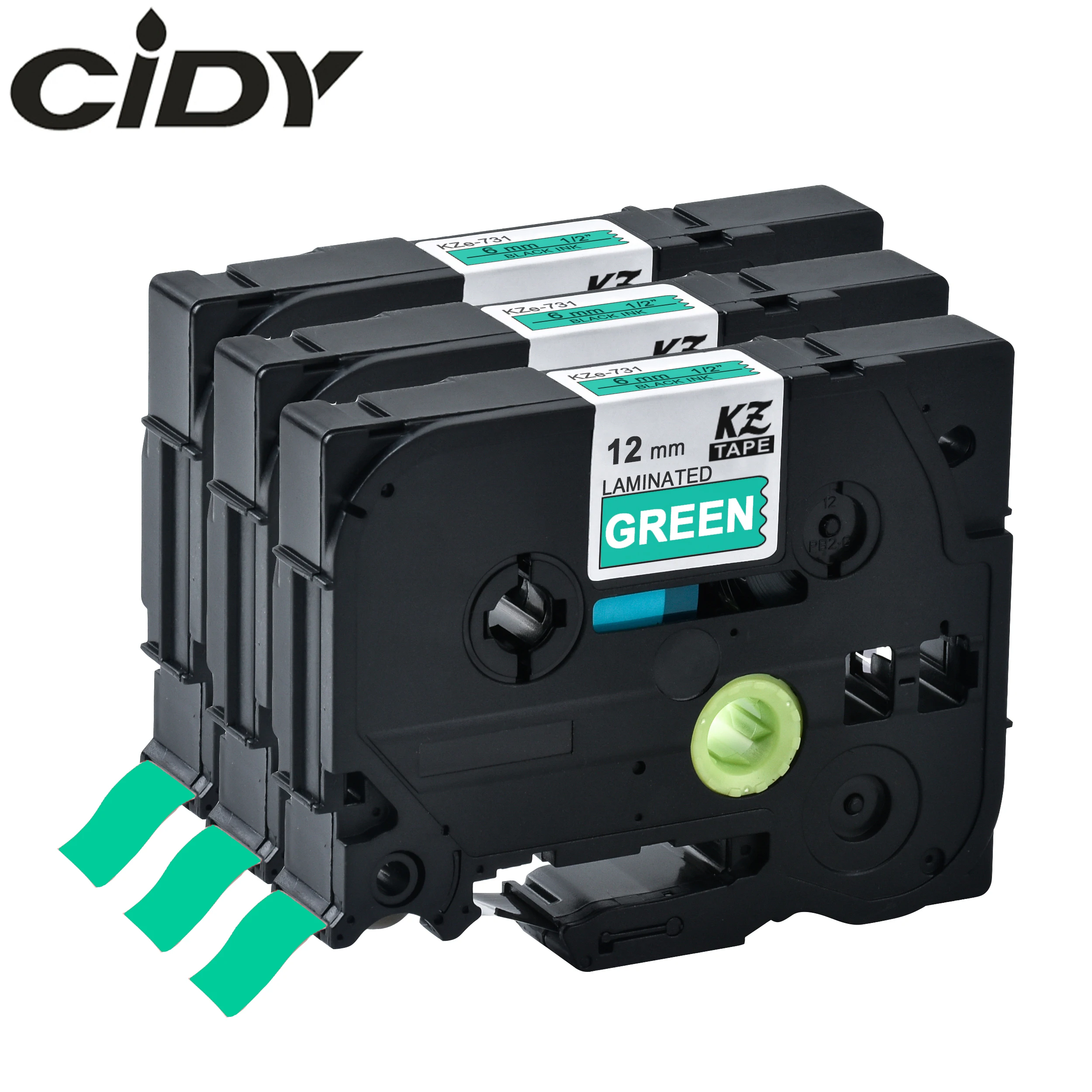 CIDY 3Pcs TZe735 TZe 735 Label Tape P Touch Compatible For Brother tz 735 tz735 White on Green Laminated Ribbon Cassette
CIDY 3Pcs TZe735 TZe 735 Label Tape P Touch Compatible For Brother tz 735 tz735 White on Green Laminated Ribbon Cassette
