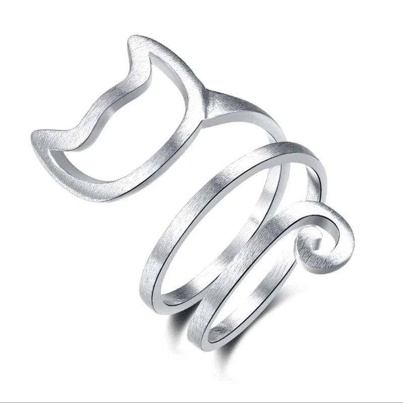Personality Cute cat ring 925 sterling silve rings for women Silver Plated jewelry anel aneis bague bijoux anelli anillos Gold
Personality Cute cat ring 925 sterling silve rings for women Silver Plated jewelry anel aneis bague bijoux anelli anillos Gold