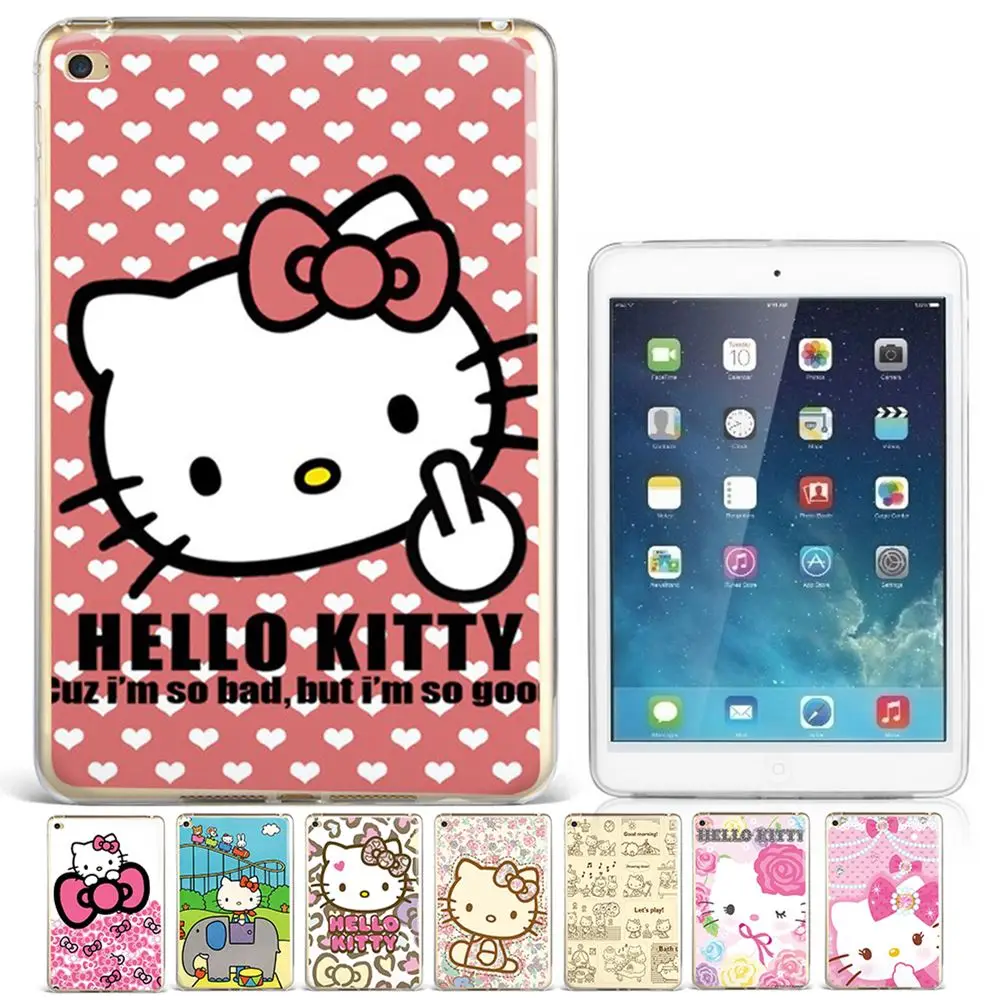 Cute Cartoon Hello Kitty Pink Lovely Flower Fashion TPU Silicone Soft & Light Tablet Case Cover For Apple iPad 2 3 4 Generations
Cute Cartoon Hello Kitty Pink Lovely Flower Fashion TPU Silicone Soft & Light Tablet Case Cover For Apple iPad 2 3 4 Generations