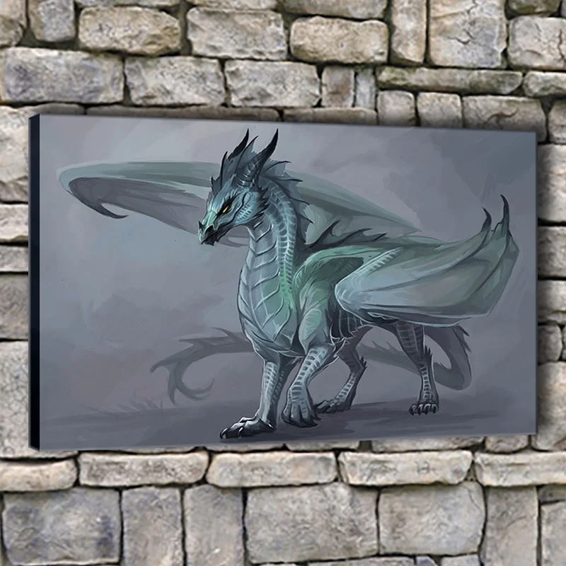 Printed Canvas Wall Art Poster 1 Pieces Fantasy Winter Mighty Dragons Fire Painting Frame Bedroom Game Anime Pictures Home Decor
Printed Canvas Wall Art Poster 1 Pieces Fantasy Winter Mighty Dragons Fire Painting Frame Bedroom Game Anime Pictures Home Decor