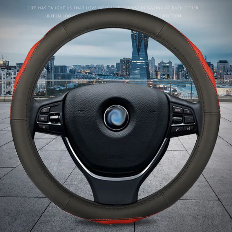Car steering wheel cover leather accessories for nissan X-TRAIL t30 t31 t32 NV200 teana j31 j32 almera kicks march murano
Car steering wheel cover leather accessories for nissan X-TRAIL t30 t31 t32 NV200 teana j31 j32 almera kicks march murano