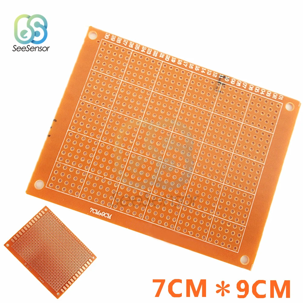10Pcs Single Side DIY Prototype Paper PCB Universal Experiment Matrix Circuit Board 7x9cm 70x90mm 2.54mm
10Pcs Single Side DIY Prototype Paper PCB Universal Experiment Matrix Circuit Board 7x9cm 70x90mm 2.54mm