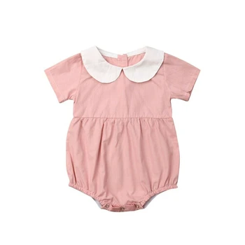 Newborn Infant Girls Short Sleeves Bodysuit Jumpsuit Summer Outfit Cotton Girls Clothes One Piece Bodysuit Solid Color Jumpsuti
Newborn Infant Girls Short Sleeves Bodysuit Jumpsuit Summer Outfit Cotton Girls Clothes One Piece Bodysuit Solid Color Jumpsuti