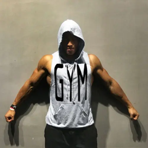 Men Muscle Sleeveless Shirt Tank Top Bodybuilding Fitness Vest Men Casual Hooded Letter Solid Tank Tops
Men Muscle Sleeveless Shirt Tank Top Bodybuilding Fitness Vest Men Casual Hooded Letter Solid Tank Tops