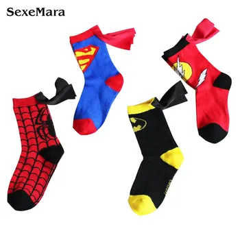 3-6T Boys Sport Socks Cotton Kids Socks Fashion Spiderman Superman Batman Design Children's Football Basketball Socks
3-6T Boys Sport Socks Cotton Kids Socks Fashion Spiderman Superman Batman Design Children's Football Basketball Socks