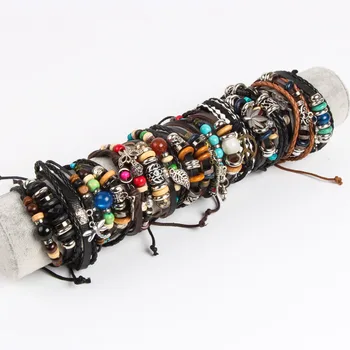 Wholesale bulk 12 pieces / batch mixed style fashion metal leather cuff punk rock sports bracelet unisex jewelry party gifts
Wholesale bulk 12 pieces / batch mixed style fashion metal leather cuff punk rock sports bracelet unisex jewelry party gifts