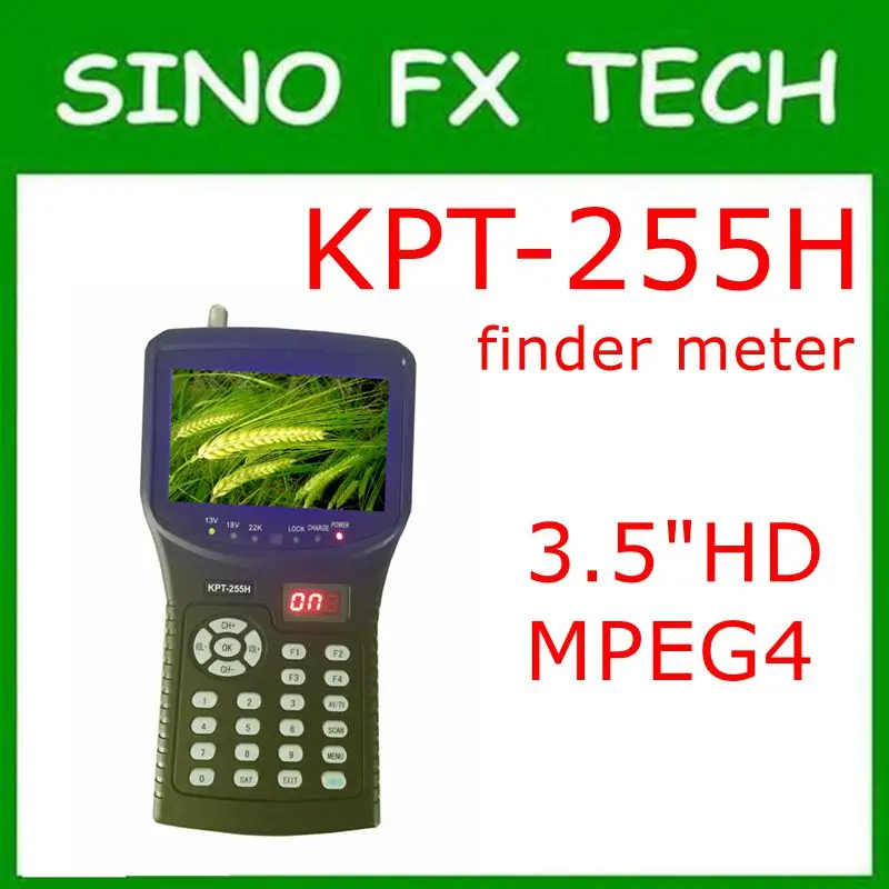 DVB-S2 Digital HD Satellite Finder Meter KPT-255H 4.3Inch TFT LCD show channels update from KPT-955H
DVB-S2 Digital HD Satellite Finder Meter KPT-255H 4.3Inch TFT LCD show channels update from KPT-955H