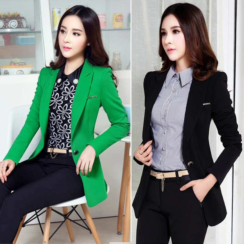 Blazer Feminino Ladies OL Blazer Suit Jacket Female New Spring Long Sleeve Business Career Suit Blazer Women Blaser Mujer
Blazer Feminino Ladies OL Blazer Suit Jacket Female New Spring Long Sleeve Business Career Suit Blazer Women Blaser Mujer