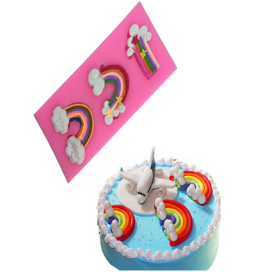Rainbow clouds fondant cake mold silicone mold chocolate cake mold DIY cake decoration dessert food bakeware silicone mold
Rainbow clouds fondant cake mold silicone mold chocolate cake mold DIY cake decoration dessert food bakeware silicone mold