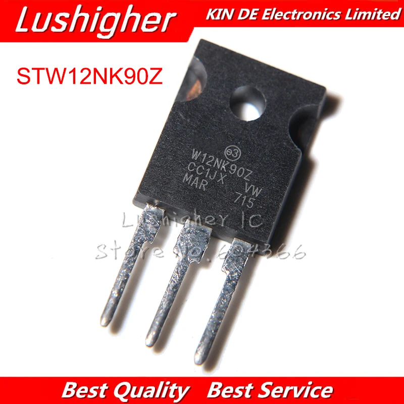 5pcs STW12NK90Z TO-247 W12NK90Z TO247 12N90 original