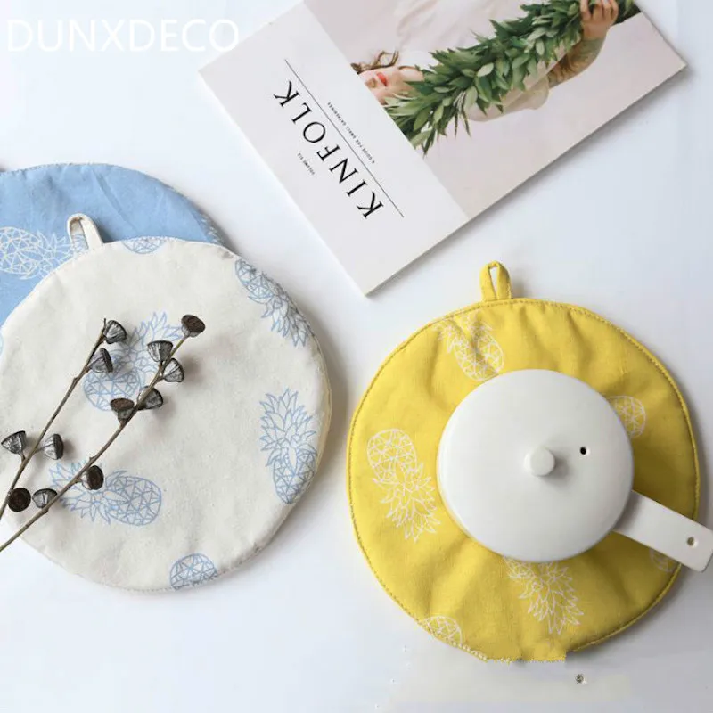 DUNXDECO Table Placemat Pot Pad Fresh Nordic Design Round Cotton Table Cover Fabric Hot Insulation Desk Accessories Warm Home
DUNXDECO Table Placemat Pot Pad Fresh Nordic Design Round Cotton Table Cover Fabric Hot Insulation Desk Accessories Warm Home