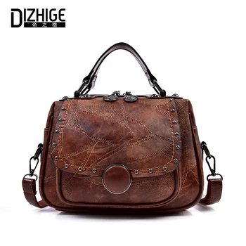 DIZHIGE Brand Fashion PU Leather Women Handbag High Quality Crossbody Bags For Women Luxury Rivet Shoulder Bags Women Tote 2018
DIZHIGE Brand Fashion PU Leather Women Handbag High Quality Crossbody Bags For Women Luxury Rivet Shoulder Bags Women Tote 2018