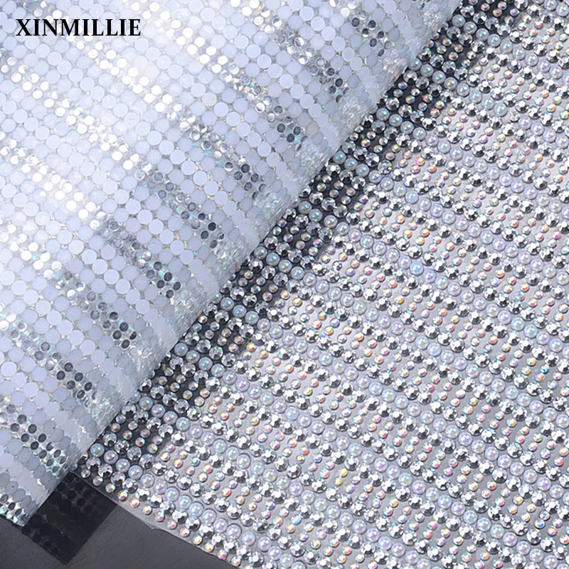 24*40cm pearl with Crystal AB Rhinestones Mesh Crystal Fabric Sheet Hotfix Resin Beads Applique Trim For DIY Clothes Jewelry
24*40cm pearl with Crystal AB Rhinestones Mesh Crystal Fabric Sheet Hotfix Resin Beads Applique Trim For DIY Clothes Jewelry