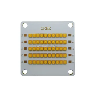 

10 series 5 parallel Cree XB-D XBD 50W Led Emitter Light White 6000-6500K/Warm White 3000-3500K 30-34V 350mA Copper PCB Board