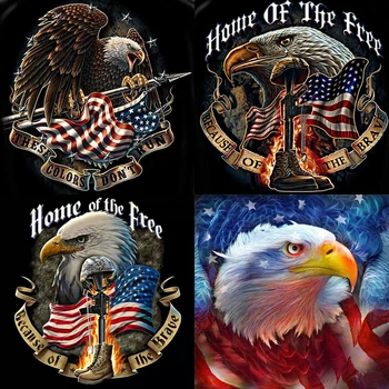 5D Diy Diamond Painting home of the free because of the brave Bald eagle Full square diamond embroidery cross stitch Home Decor 
5D Diy Diamond Painting home of the free because of the brave Bald eagle Full square diamond embroidery cross stitch Home Decor