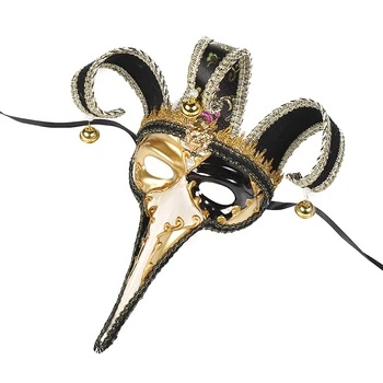 H&D Christmas Party Carnival Mask Masquerade Venetian Mask Italy Venice Hand-painted Long Nose Mask Halloween Cosplay Decoration
H&D Christmas Party Carnival Mask Masquerade Venetian Mask Italy Venice Hand-painted Long Nose Mask Halloween Cosplay Decoration