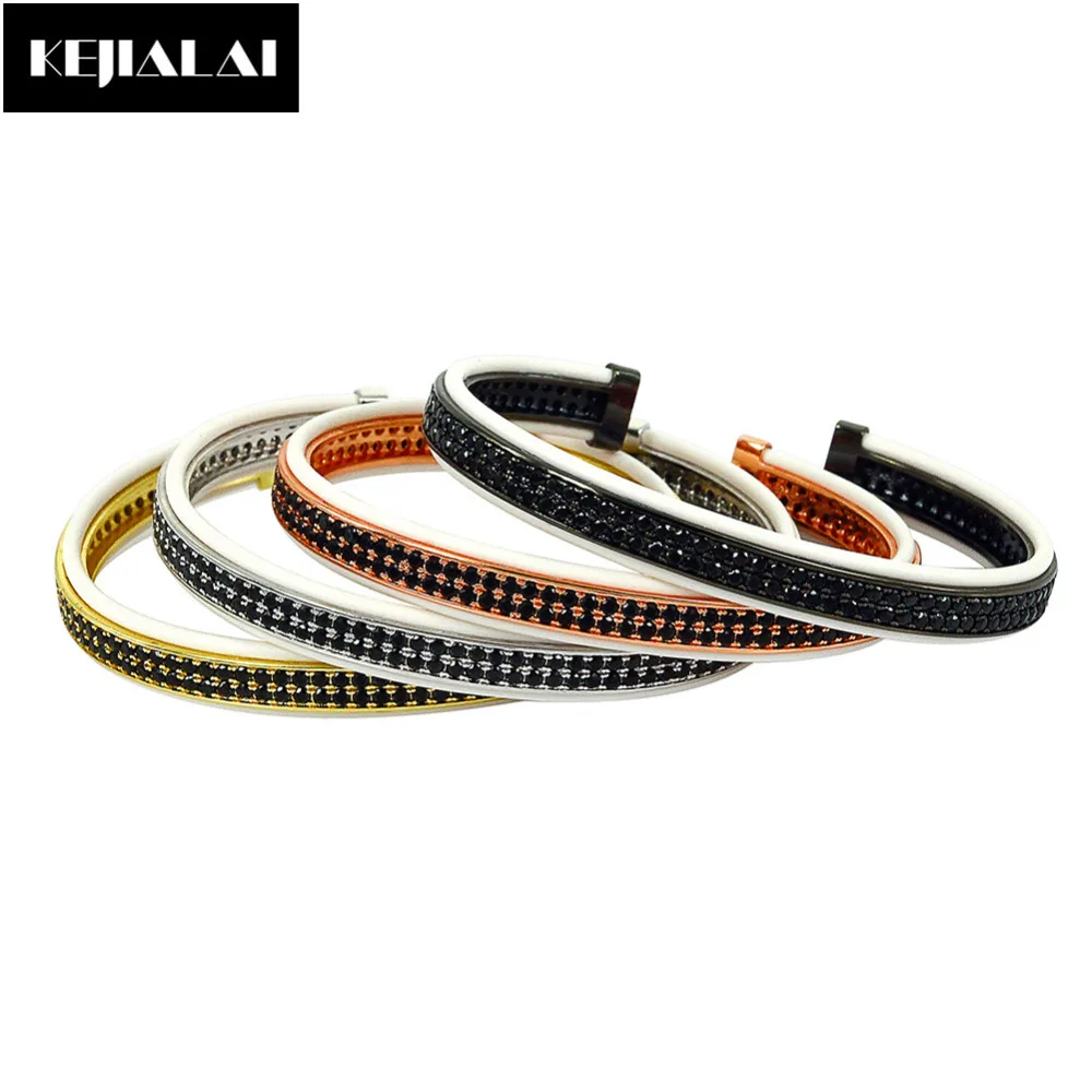 Fashion Jewelry Bangles Bracelets for Men White Leather with Double Lines Black Zircon Open Cuff Adjustable for Women Best Gift
Fashion Jewelry Bangles Bracelets for Men White Leather with Double Lines Black Zircon Open Cuff Adjustable for Women Best Gift