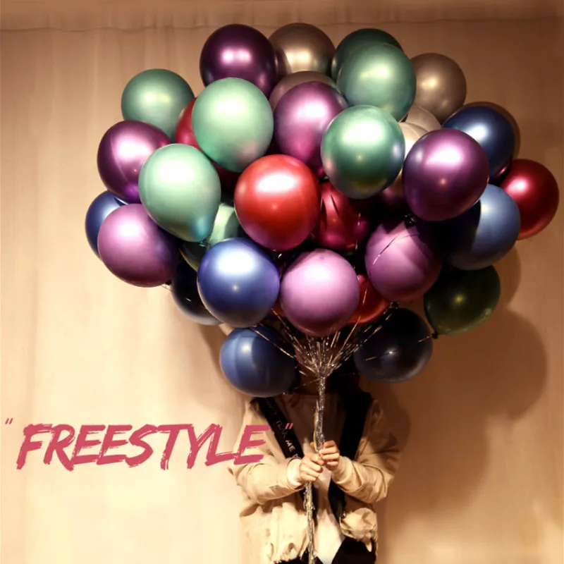 20/50/100 pcs/lots 12inch Chrome Latex Balloons Gold Silver Red Blue Metallic Helium Air Ball Inflatable Toys for Children
20/50/100 pcs/lots 12inch Chrome Latex Balloons Gold Silver Red Blue Metallic Helium Air Ball Inflatable Toys for Children