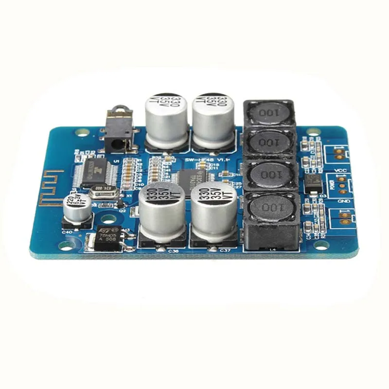 TPA3118 2x30W 8-26V DC Stereo audio Bluetooth Digital power Amplifier Board For diy Toys Model amplificador amplifiers D3-001
TPA3118 2x30W 8-26V DC Stereo audio Bluetooth Digital power Amplifier Board For diy Toys Model amplificador amplifiers D3-001