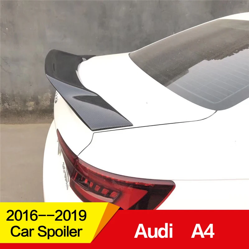 Use For NEW Audi A4 RS4 spoiler 2016 17 18 19 year Carbon Fiber Rear Spoiler Glossy Fibre Trunk Wing Lip accessories
Use For NEW Audi A4 RS4 spoiler 2016 17 18 19 year Carbon Fiber Rear Spoiler Glossy Fibre Trunk Wing Lip accessories