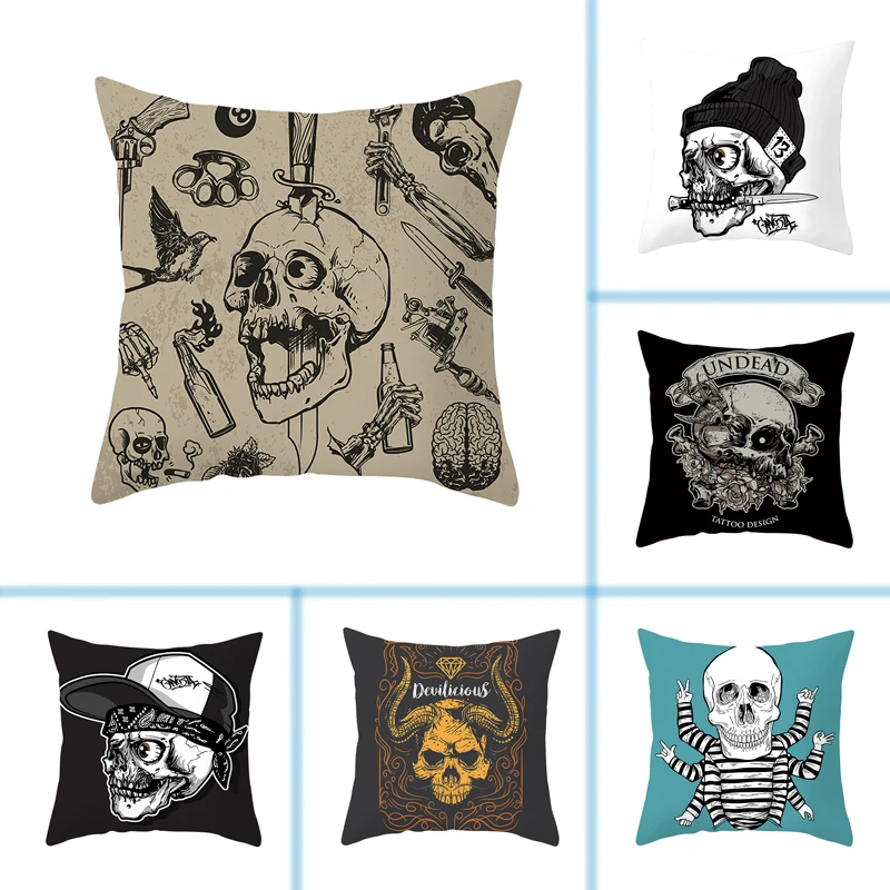 mling 1pcs 45x45cm Geometric Cartoon Skull Pillow Peach Skin Sofa Cushion Waist Pillow Cover Decorative Cushion Cover
mling 1pcs 45x45cm Geometric Cartoon Skull Pillow Peach Skin Sofa Cushion Waist Pillow Cover Decorative Cushion Cover
