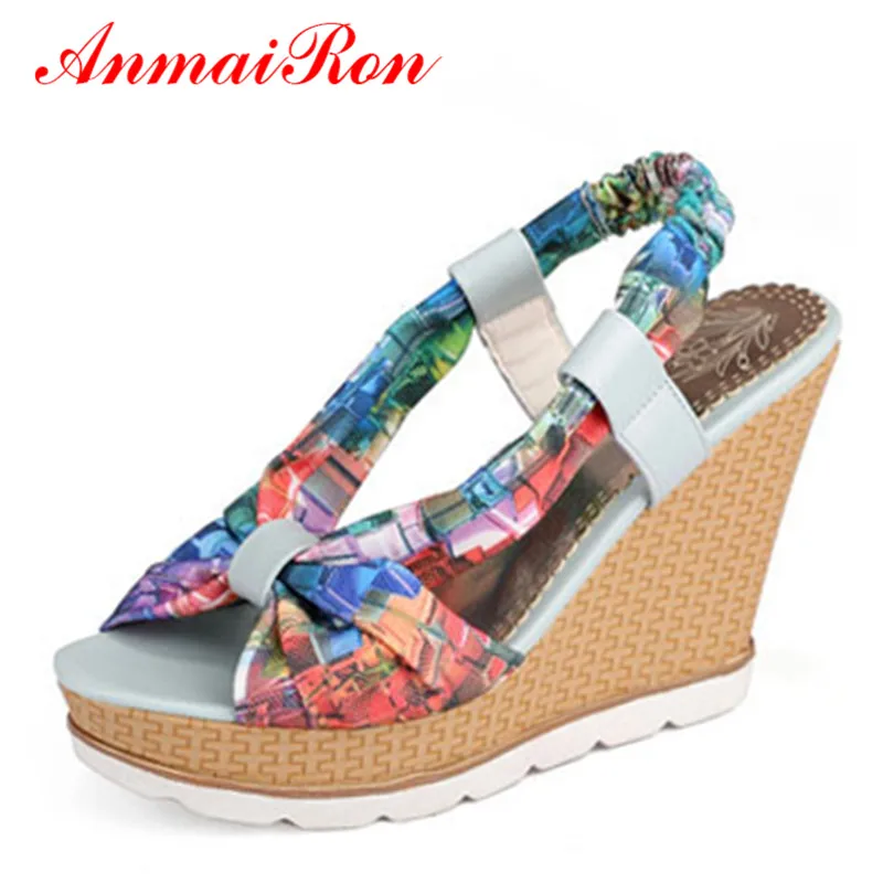 ENMAYER Bohemia Beaded Colorful Ankle Strappy High Heels Summer Shoes Sexy Wedge Sandals Open Toe Platform Sandals Women
ENMAYER Bohemia Beaded Colorful Ankle Strappy High Heels Summer Shoes Sexy Wedge Sandals Open Toe Platform Sandals Women