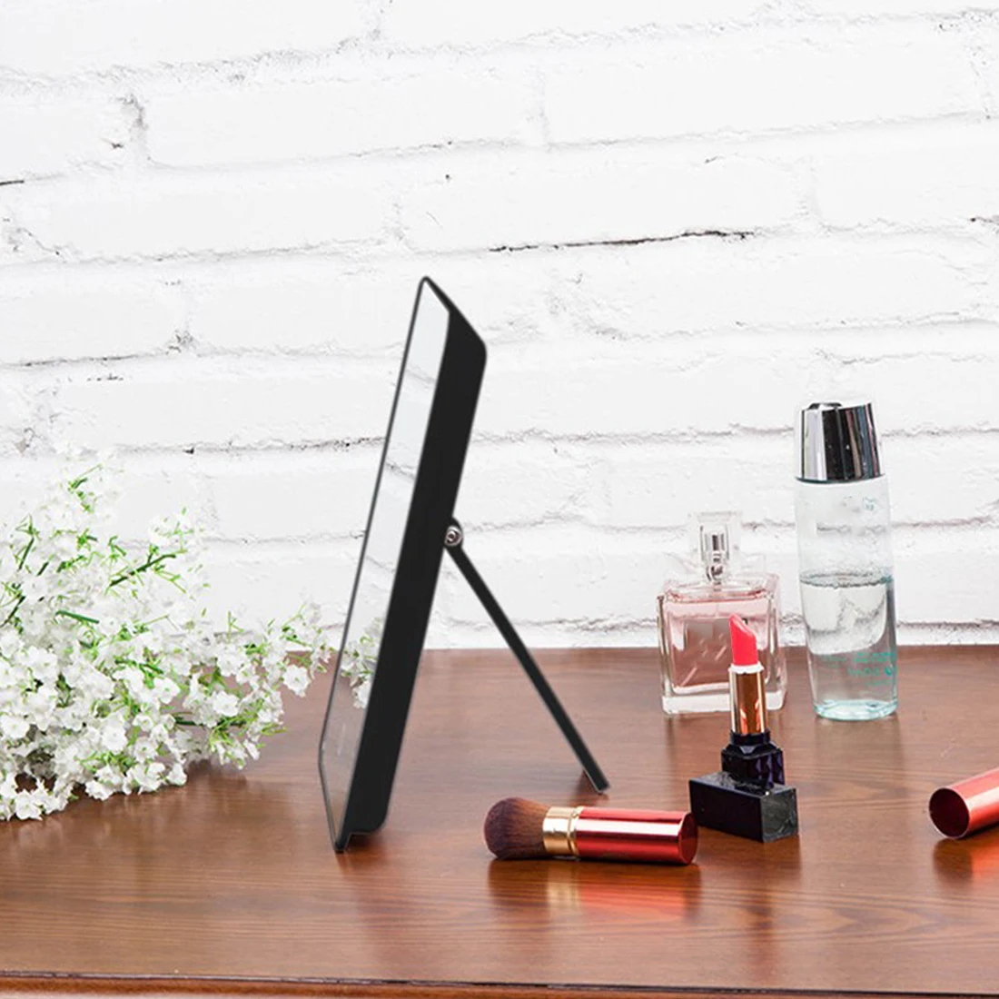 6LED Light Hiigh-gloss Illuminator Make Up Mirror Desktop Cosmetic Mirror Make Up Tools and Accessories
6LED Light Hiigh-gloss Illuminator Make Up Mirror Desktop Cosmetic Mirror Make Up Tools and Accessories