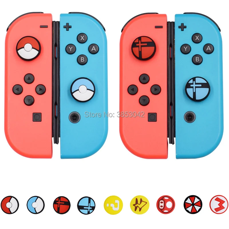 2 pcs Silicone Analog Thumb Stick Grips Caps for Nintend Switch NS JoyCon Controller Sticks Cap Skin for Joy Con Cover
2 pcs Silicone Analog Thumb Stick Grips Caps for Nintend Switch NS JoyCon Controller Sticks Cap Skin for Joy Con Cover