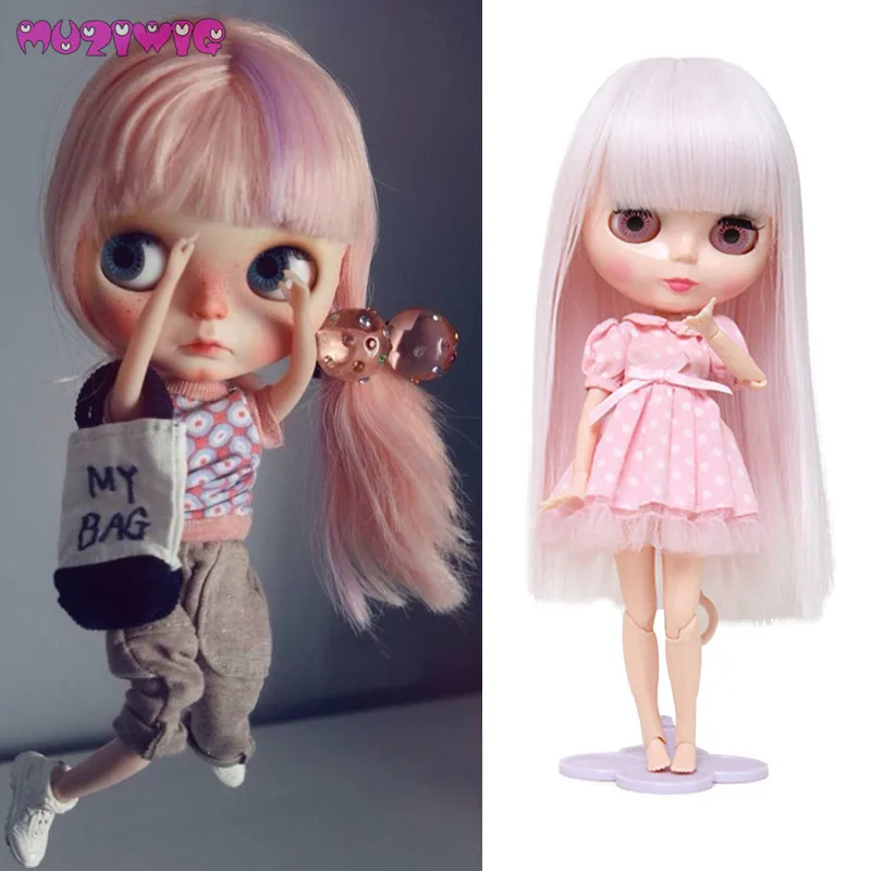 MUZIWIG Heat Resistant Synthetic Long Straight Doll Wig hair with bangs for Bly the Dolls Wigs Accessories
MUZIWIG Heat Resistant Synthetic Long Straight Doll Wig hair with bangs for Bly the Dolls Wigs Accessories