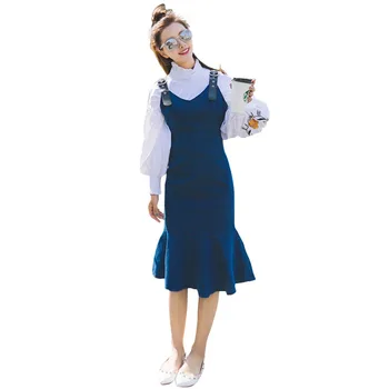 Fashion Summer Womens Mermaid Jeans Skirts Woman Midi Long Jeans Suspenders Skirt High Waist Denim Bib Overalls Skirts+ shirt
Fashion Summer Womens Mermaid Jeans Skirts Woman Midi Long Jeans Suspenders Skirt High Waist Denim Bib Overalls Skirts+ shirt