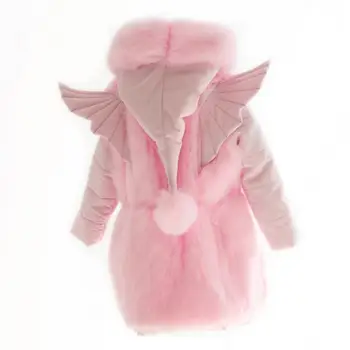 Winter Faux Fox Fur Coat Parkas For Girls Pink Thicken Warm Hooded Big Fur Collar Jacket Kids Clothes Fur Children's Outwear Y40
Winter Faux Fox Fur Coat Parkas For Girls Pink Thicken Warm Hooded Big Fur Collar Jacket Kids Clothes Fur Children's Outwear Y40