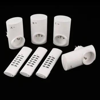 Wireless Smart Remote Control Socket Home Light Switch Plug 50Hz 10A 2300W 433.93 MHz Power Outlet Socket EU Plug
Wireless Smart Remote Control Socket Home Light Switch Plug 50Hz 10A 2300W 433.93 MHz Power Outlet Socket EU Plug