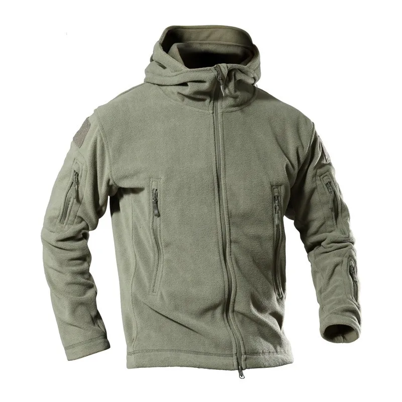 Winter Tactical Fleece Jacket Men Warm Thicken Army Jacket Military Clothing Many Pockets Hoodie Coat
Winter Tactical Fleece Jacket Men Warm Thicken Army Jacket Military Clothing Many Pockets Hoodie Coat