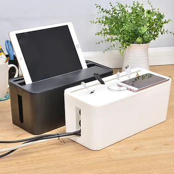 Electric Cord Organizer Plastic Power Strip Cord Socket Storage Box Safety Power Line Container Tidy with Tablet Phone Holder
Electric Cord Organizer Plastic Power Strip Cord Socket Storage Box Safety Power Line Container Tidy with Tablet Phone Holder