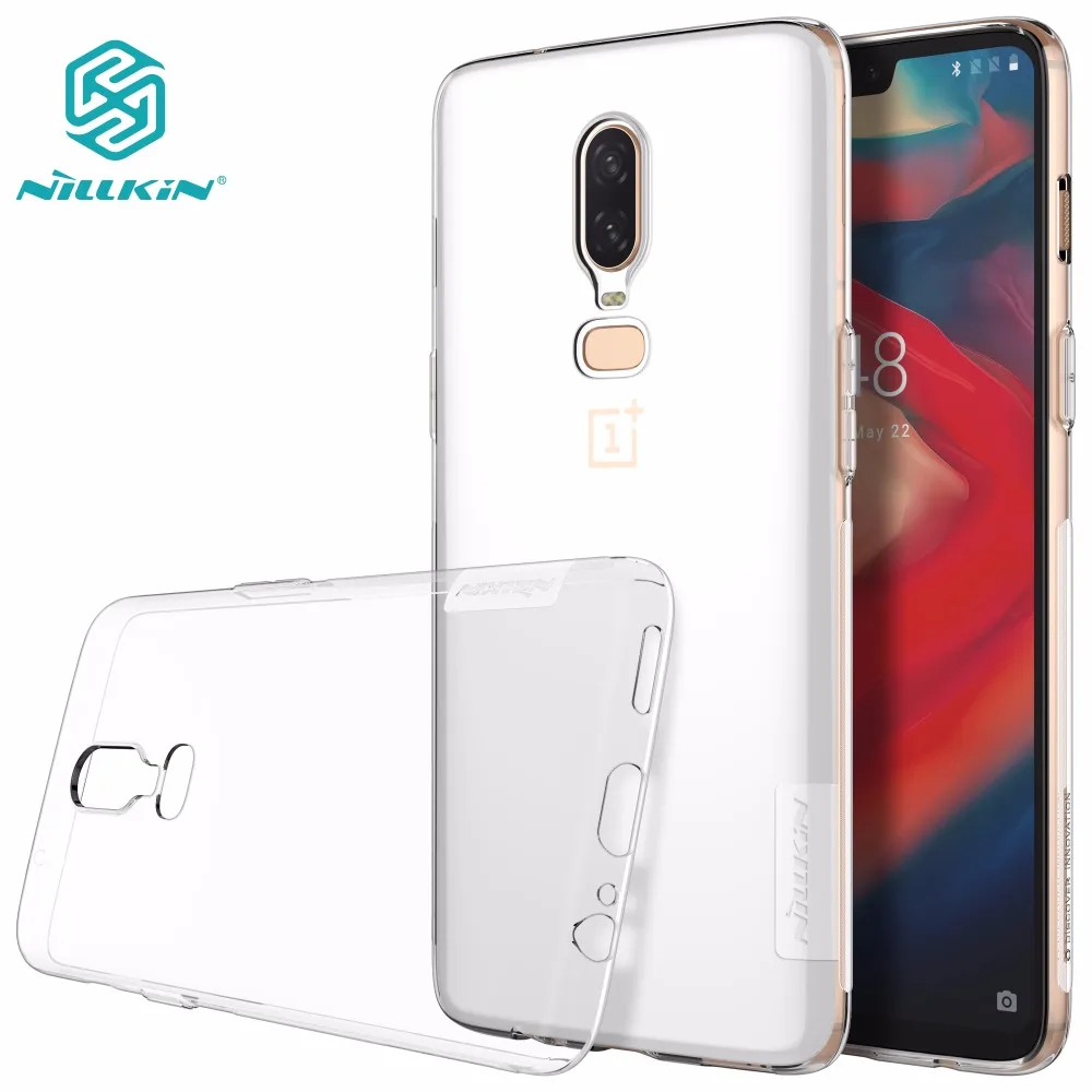 

oneplus 6 case TPU oneplus 5T case NILLKIN Nature Transparent clear soft TPU Luxury back cover for one plus 6 5 5T 3 T 3T