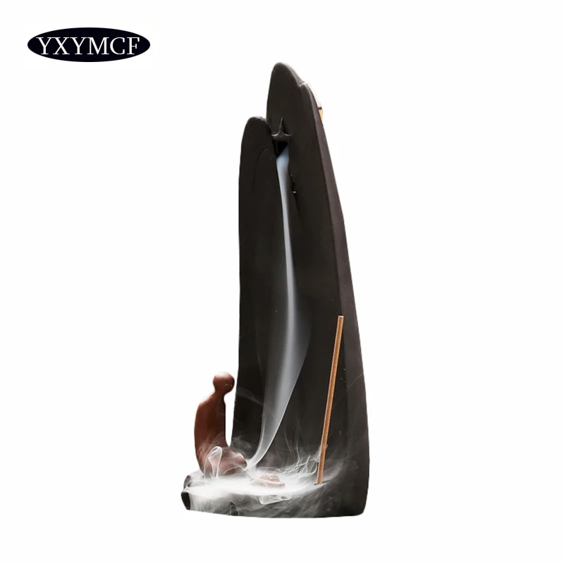 Forward Backflow Incense Burner Ceramic Crafts Purple Sand Incense Stick Holders Cone Censer for Home Decor Incense Stove Gift
Forward Backflow Incense Burner Ceramic Crafts Purple Sand Incense Stick Holders Cone Censer for Home Decor Incense Stove Gift