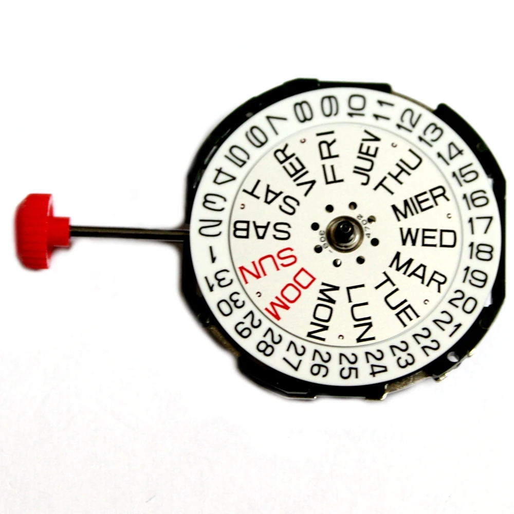 2105 MIYOTA 10-1/2 3 Quartz watch movement battery included calibre MO1014A
2105 MIYOTA 10-1/2 3 Quartz watch movement battery included calibre MO1014A