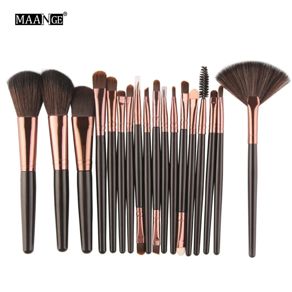 18Pcs/set Makeup Brushes Tools Kit Power Foundation Blush Eye Shadow Blending Fan Cosmetic Beauty Make Up Brush Maquiagem
18Pcs/set Makeup Brushes Tools Kit Power Foundation Blush Eye Shadow Blending Fan Cosmetic Beauty Make Up Brush Maquiagem