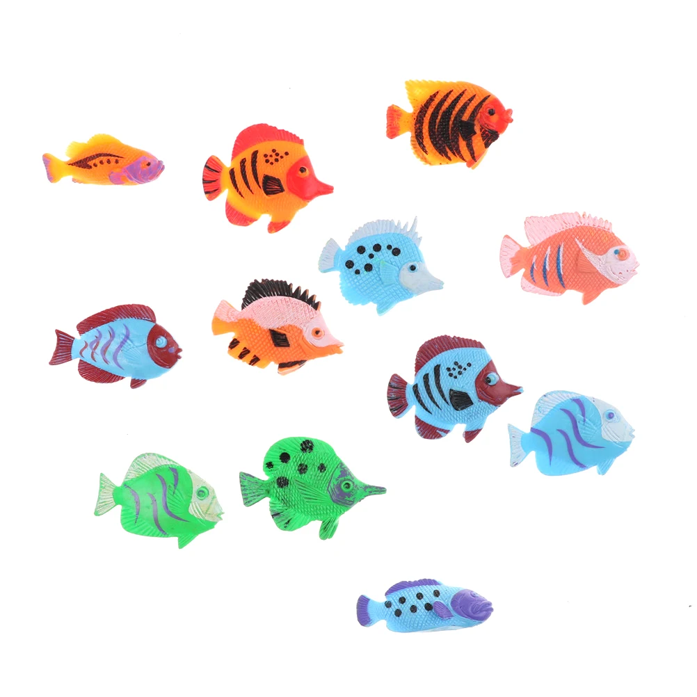 12pcs/lot Mini PVC Tropical Ocean Figures Fish Animals Pet Sea Life Model Toy Gift Early Education Pool Fish Toy
12pcs/lot Mini PVC Tropical Ocean Figures Fish Animals Pet Sea Life Model Toy Gift Early Education Pool Fish Toy