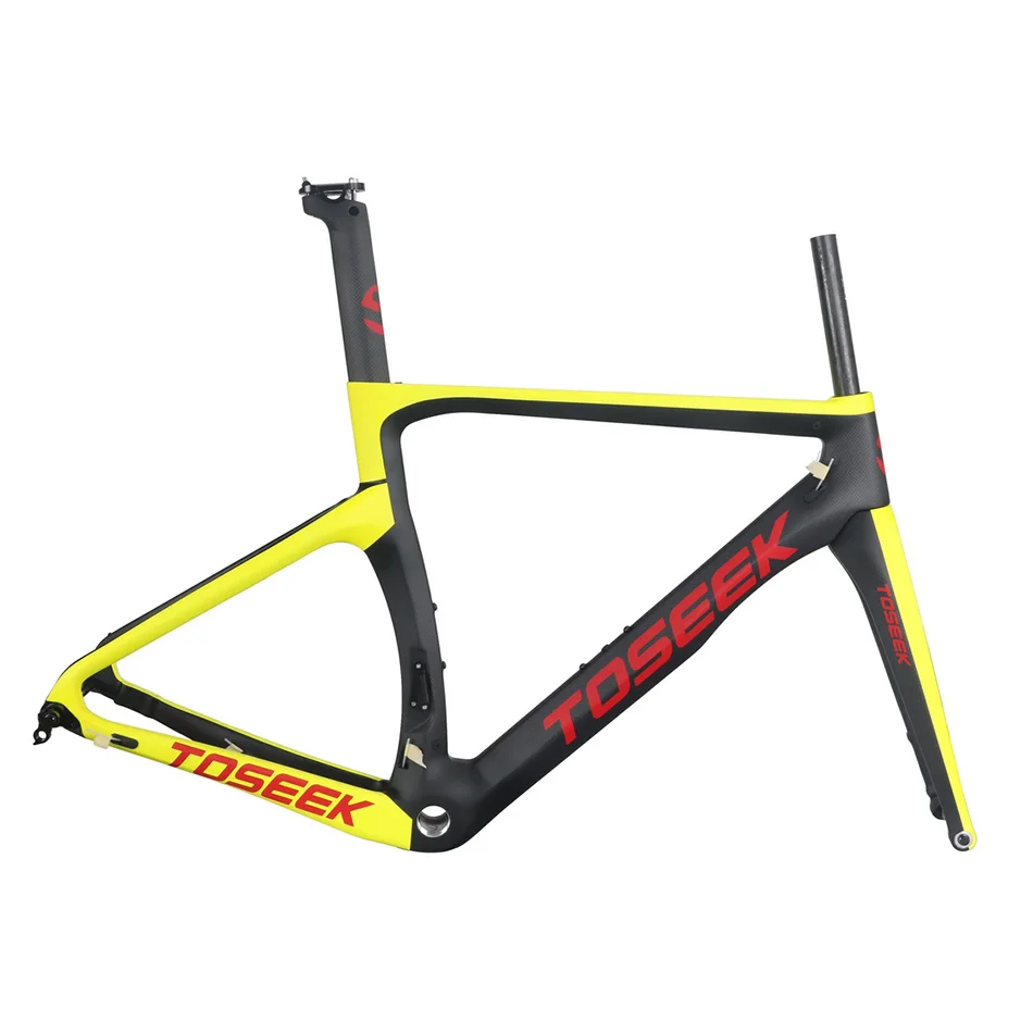 Full Carbon 3k matte Disc Brake Road Bike BSA Frame (Full Internal cable) + Fork + Headset
Full Carbon 3k matte Disc Brake Road Bike BSA Frame (Full Internal cable) + Fork + Headset