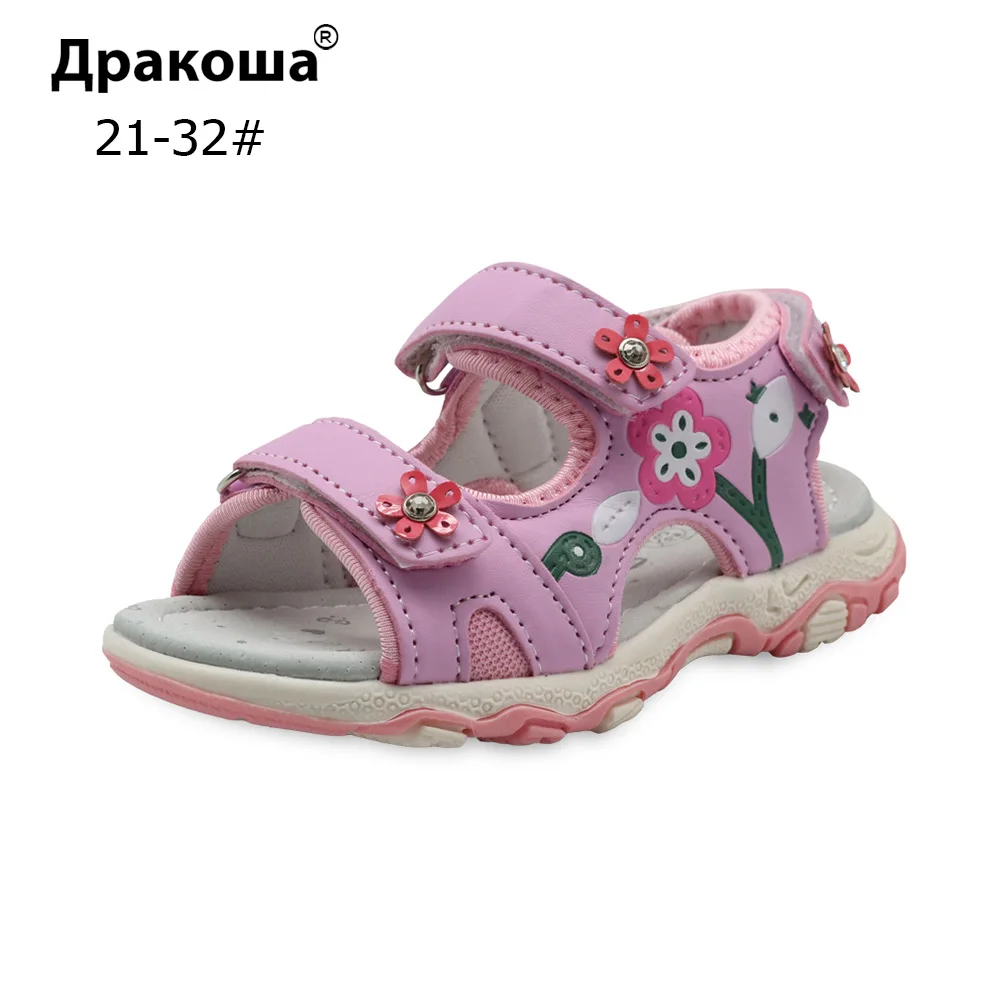 Apakow Summer Children Shoes Girls Sandals Open Toe Sandals for Girls Kids Little Kids Beach Sandals Hook & Loop Size 21-32
Apakow Summer Children Shoes Girls Sandals Open Toe Sandals for Girls Kids Little Kids Beach Sandals Hook & Loop Size 21-32