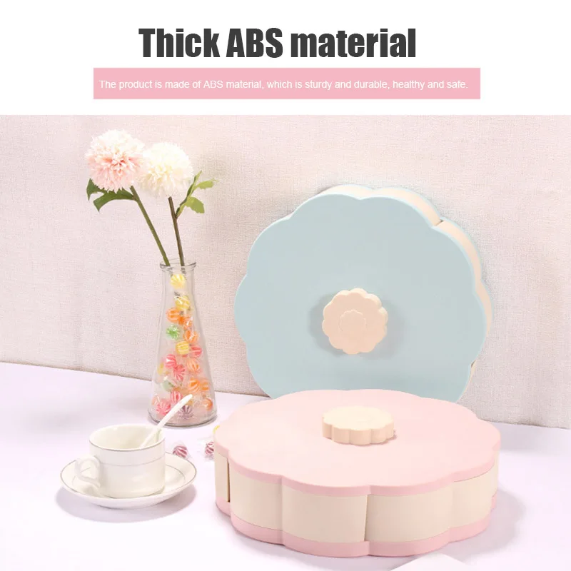 Household Nuts Fruits Plates 5 Grid Petal Shaped Rotary Snack Candy Tray for Living Room UD88
Household Nuts Fruits Plates 5 Grid Petal Shaped Rotary Snack Candy Tray for Living Room UD88