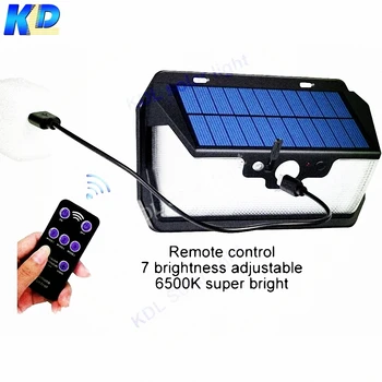 55 LED 900lm Solar Light remote control radar smart 3 side lighting PIR Powered Outdoor IP camp street wall lamp yard ca
55 LED 900lm Solar Light remote control radar smart 3 side lighting PIR Powered Outdoor IP camp street wall lamp yard ca