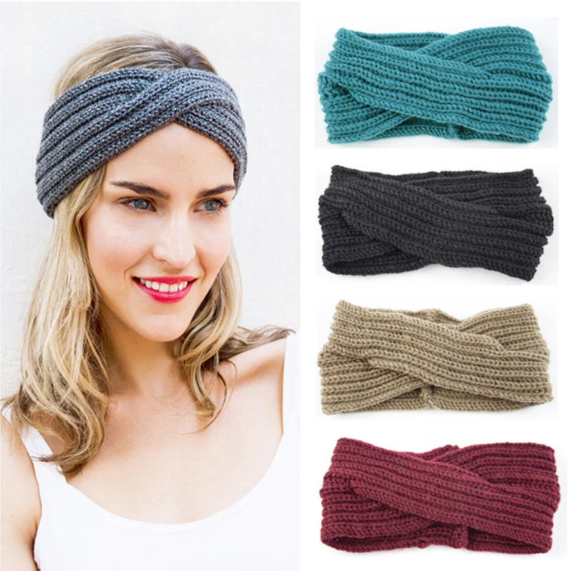 Knitted Twist HeadBand Female Earmuffs Ear Warmers Scrunchy Twist Hair Clip Turban Headband Bandana Head Bandage Hair Accessorie
Knitted Twist HeadBand Female Earmuffs Ear Warmers Scrunchy Twist Hair Clip Turban Headband Bandana Head Bandage Hair Accessorie